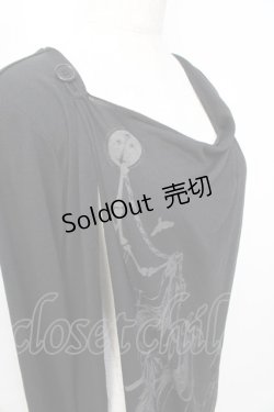 画像4: BPN FOR MEN / プリント入りレイヤード風ロングトップス M 黒 Y-25-09-16-043-GO-TO-SZ-ZY