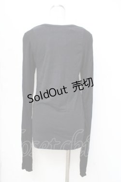 画像2: NAOTO SEVEN / ロングスリーブトップス  黒 Y-25-09-16-045-HN-TO-SZ-ZY