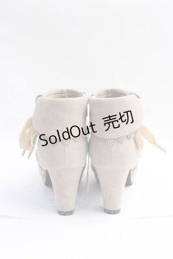 画像3: axes femme / レースアップブーティ L ベージュ Y-25-09-16-005-AX-SH-SZ-ZY