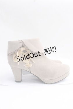 画像4: axes femme / レースアップブーティ L ベージュ Y-25-09-16-005-AX-SH-SZ-ZY