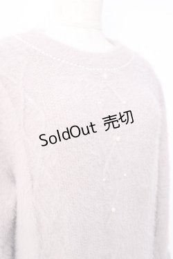 画像3: axes femme / フェザーニットロングワンピース  ピンク Y-25-09-16-051-AX-OP-SZ-ZY