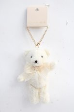 画像2: 【SALE】Maison de FLEUR / ショートケーキベアチャーム F アイボリー Y-25-09-16-001-LO-ZA-SZ-ZT486-F001 (2)