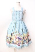 axes femme kawaii / ティータイムバニーワンピース  サックス Y-25-09-16-056-AX-OP-SZ-ZY
