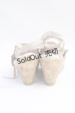 画像3: axes femme / ラメツイード刺繍入りサンダル L 生成り Y-25-09-16-006-AX-SH-SZ-ZY