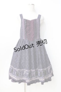 画像1: axes femme / ダークオーナメント柄ワンピース  パープル Y-25-09-16-057-AX-OP-SZ-ZY