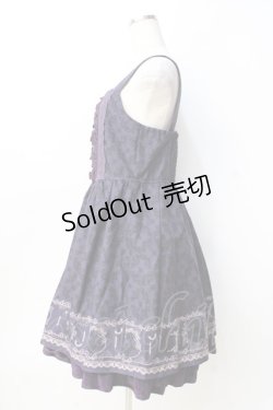 画像2: axes femme / ダークオーナメント柄ワンピース  パープル Y-25-09-16-057-AX-OP-SZ-ZY