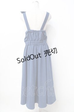 画像3: axes femme POETIQUE / アシメデザインジャンパースカート  ブルー Y-25-09-16-061-AX-OP-SZ-ZI