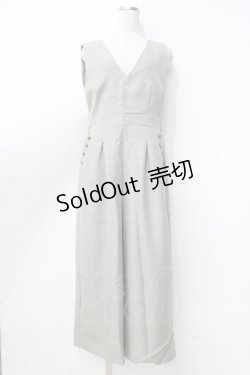 画像1: axes femme / バックリボンコンビネゾン  グリーン Y-25-09-16-062-AX-OP-SZ-ZY