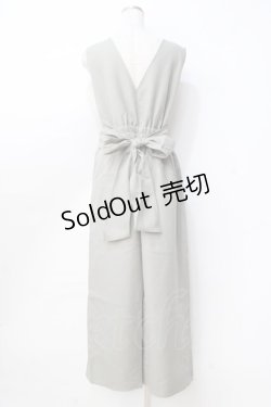 画像3: axes femme / バックリボンコンビネゾン  グリーン Y-25-09-16-062-AX-OP-SZ-ZY