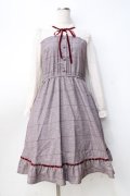 axes femme POETIQUE / レース切替チェックワンピース   Y-25-09-16-065-AX-OP-SZ-ZY