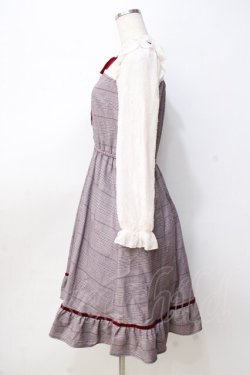 画像2: axes femme POETIQUE / レース切替チェックワンピース   Y-25-09-16-065-AX-OP-SZ-ZY
