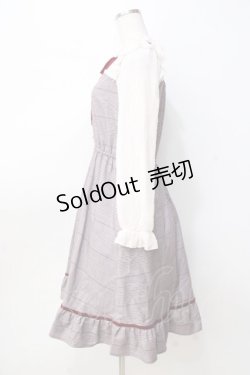 画像2: axes femme POETIQUE / レース切替チェックワンピース   Y-25-09-16-065-AX-OP-SZ-ZY