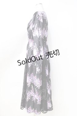 画像2: axes femme / カシュクールワンピース  黒 Y-25-09-16-066-AX-OP-SZ-ZY