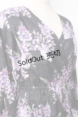 画像4: axes femme / カシュクールワンピース  黒 Y-25-09-16-066-AX-OP-SZ-ZY