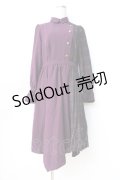 axes femme POETIQUE / バイカラーアシメデザインワンピース  パープル Y-25-09-16-070-AX-OP-SZ-ZY
