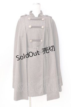 画像1: axes femme / ナポレオンマント風コート  ブラウン Y-25-09-16-071-AX-CO-SZ-ZY