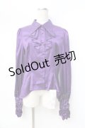 With Puji / Night of Thorns ブラウス L パープル Y-25-09-16-008-EL-BL-SZ-ZY