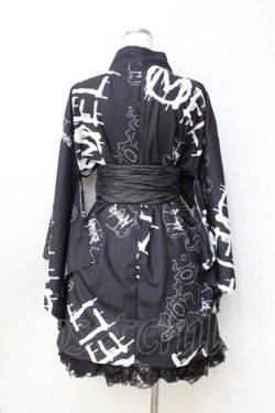 画像3: Amilige / MELT Bear総柄浴衣 F 黒 Y-25-09-16-074-PU-OP-SZ-ZT405