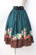 axes femme POETIQUE / ディズニー バンビ/スカート  グリーン Y-25-09-16-078-AX-SK-SZ-ZY