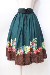 axes femme POETIQUE / ディズニー バンビ/スカート  グリーン Y-25-09-16-078-AX-SK-SZ-ZT410