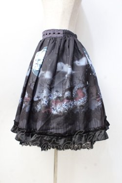 画像2: axes femme kawaii / トリックナイトスカート  黒 Y-25-09-16-079-AX-SK-SZ-ZY