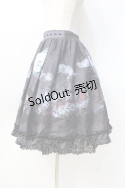 画像2: axes femme kawaii / トリックナイトスカート  黒 Y-25-09-16-079-AX-SK-SZ-ZY