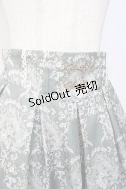 画像4: axes femme / ローズガーランド柄ロングスカート  グリーン Y-25-09-16-082-AX-SK-SZ-ZI