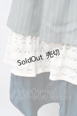 画像5: axes femme POETIQUE / 異素材ティアードフリルスカート  グリーン Y-25-09-16-084-AX-SK-SZ-ZY