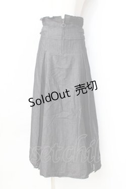 画像1: axes femme / ZIPハイウエストスカート  黒 Y-25-09-16-087-AX-TO-SZ-ZY