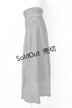 画像2: axes femme / ZIPハイウエストスカート  黒 Y-25-09-16-087-AX-TO-SZ-ZY