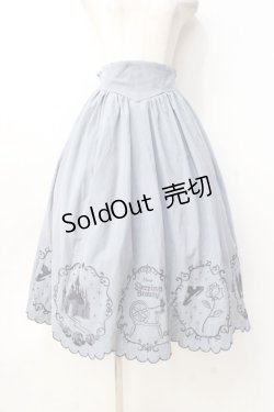 画像1: axes femme / 眠れる森の美女/スカート  サックス Y-25-09-16-089-AX-SK-SZ-ZY