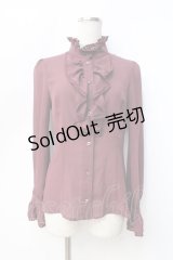 MIHO MATSUDA / ブラウス・アザリア S ボルドー Y-25-09-16-010-GO-BL-SZ-ZY