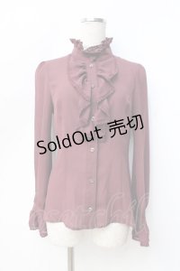 MIHO MATSUDA / ブラウス・アザリア S ボルドー Y-25-09-16-010-GO-BL-SZ-ZY