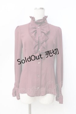 画像1: MIHO MATSUDA / ブラウス・アザリア S ボルドー Y-25-09-16-010-GO-BL-SZ-ZY