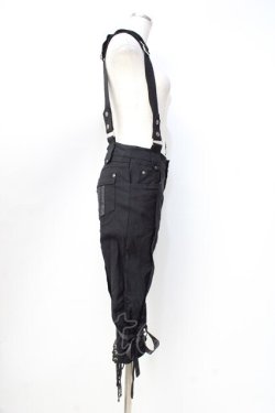 画像2: Ozz Croce / サスペンダー付きパンツ  黒 Y-25-09-16-097-OO-PA-SZ-ZY
