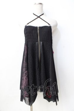 画像3: Ozz On / 龍pt異素材切替2WAYスカート  黒 Y-25-09-16-098-OO-SK-SZ-ZY