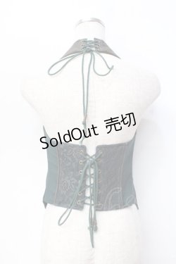 画像3: Ozz oneste / コルセット風ベスト  グリーン Y-25-09-16-011-OO-TO-SZ-ZY
