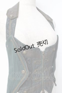画像4: Ozz oneste / コルセット風ベスト  グリーン Y-25-09-16-011-OO-TO-SZ-ZY