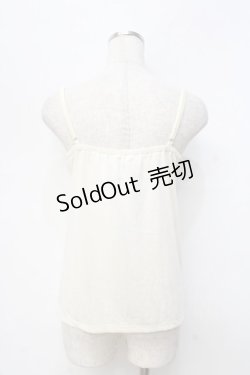 画像3: axes femme / ガーデンキャミ  生成り Y-25-09-16-015-AX-TO-SZ-ZY