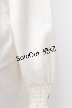 画像4: axes femme kawaii / タッセルリボンブラウス  生成り Y-25-09-16-022-AX-BL-SZ-ZY