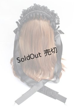 画像3: Luxmira / プリーツレースのヘッドドレス”Femme fatale”  黒 Y-25-09-16-003-GO-AC-HR-ZY