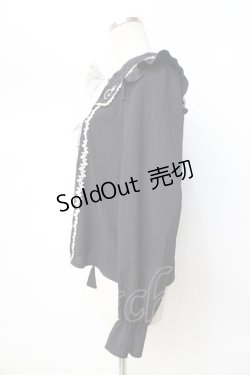 画像2: axes femme POETIQUE / ドリーミーメルヘン柄刺繍ブラウス/Disney  黒 Y-25-09-16-023-AX-BL-SZ-ZY