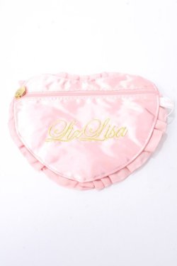 画像1: LIZ LISA / ハートポーチ  ピンク Y-25-09-22-006-LO-ZA-SZ-ZY
