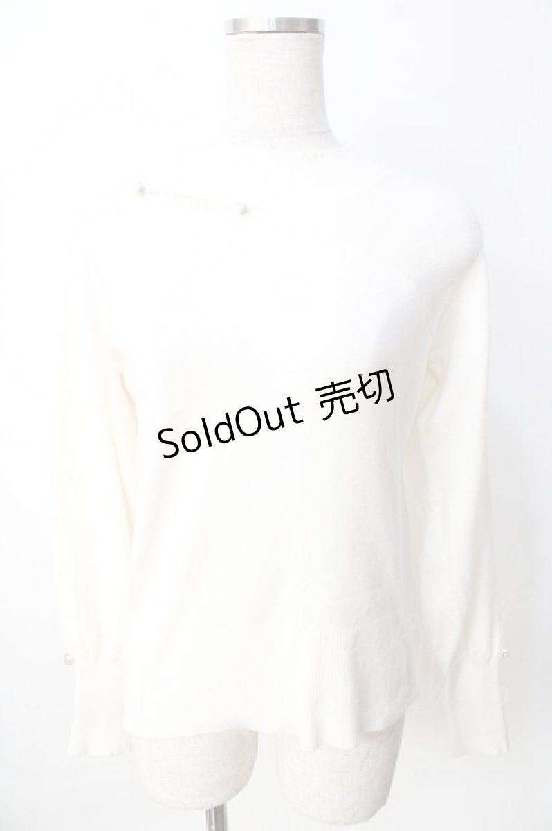 画像1: 【SALE】axes femme / カットアウトハイネックニット F 生成り Y-25-09-22-048-AX-TO-SZ-ZT519 (1)