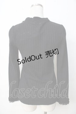 画像2: axes femme / ハイネックインナープルオーバー M 黒 Y-25-09-22-067-AX-TO-SZ-ZI