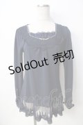 axes femme / 裾デコレーションインナーPO M 紺 Y-25-09-22-069-AX-TO-SZ-ZI