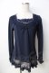 画像1: axes femme / 裾デコレーションインナーPO M 紺 Y-25-09-22-069-AX-TO-SZ-ZY (1)