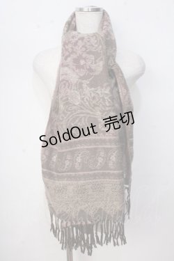 画像1: axes femme / G薔薇ストール - ブラウン Y-25-09-22-011-AX-ZA-SZ-ZT1008Y