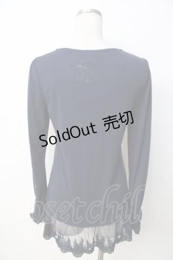 画像2: axes femme / 裾デコレーションインナーPO M 紺 Y-25-09-22-069-AX-TO-SZ-ZI