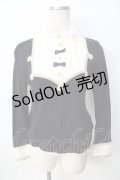 Angelic Pretty / フリンジボウタイカットソー  黒 Y-25-09-22-074-AP-TO-SZ-ZY